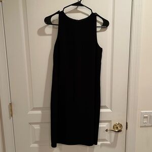 Vince Classic Black Midi Dress